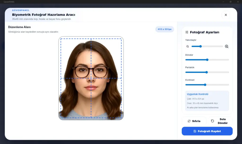 Kursiyer Biyometrik Fotoğraf Ekleme