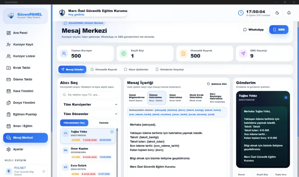 Mesaj Merkezi